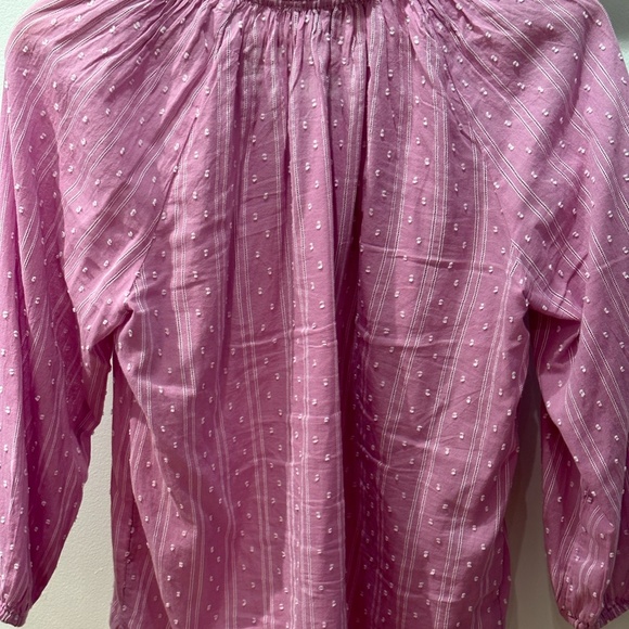 Dotted romantic ruffles clip tie neck - Picture 3 of 3